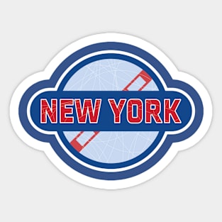 New York Rangers Hockey Sticker